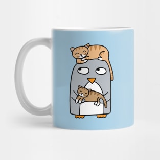 Crazy Cat Penguin Mug